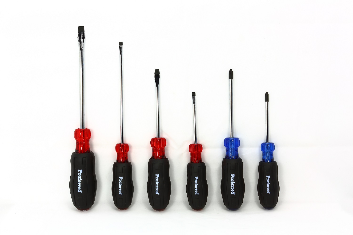 PROFERRED SCREWDRIVER SET 4 SLOTTED AND 2 PHILLIPS - PIECE 6